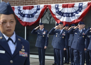 Chief Master Sgt. of the Air Force James A. Cody attends EPME retreat ceremony