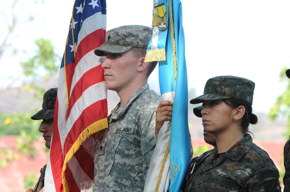 Guatemalan Infantry Brigade welcomes US National Guard