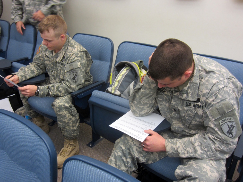 Civil Affairs Soldiers attend EOL Course