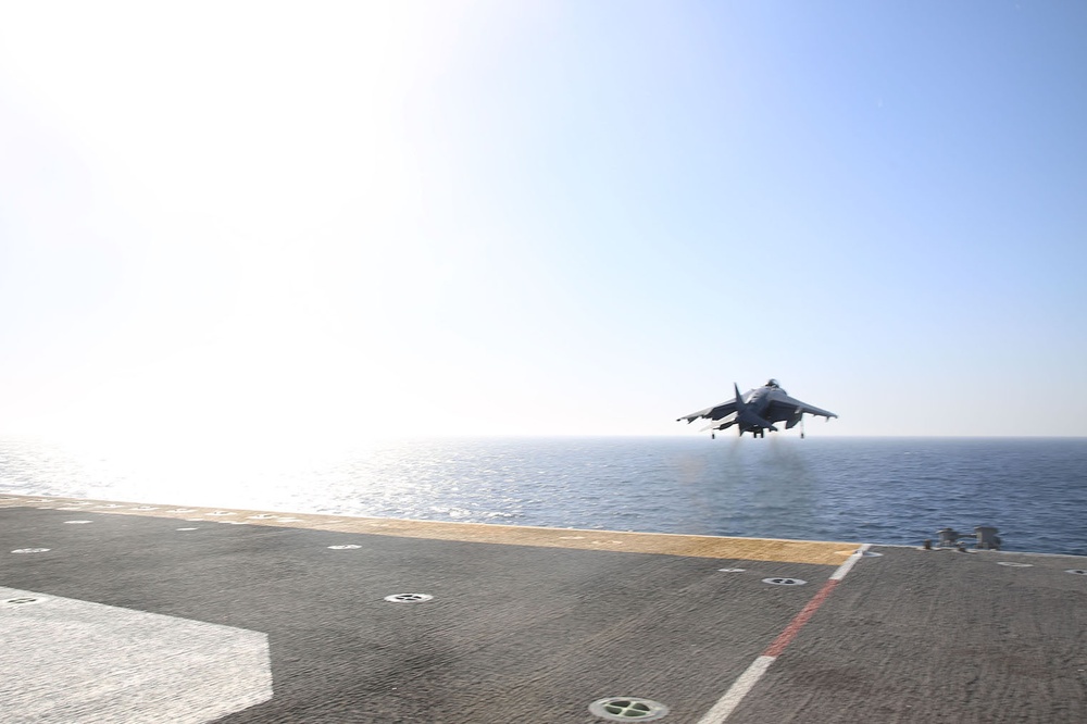 From ship to shore, the 11th MEU flies high