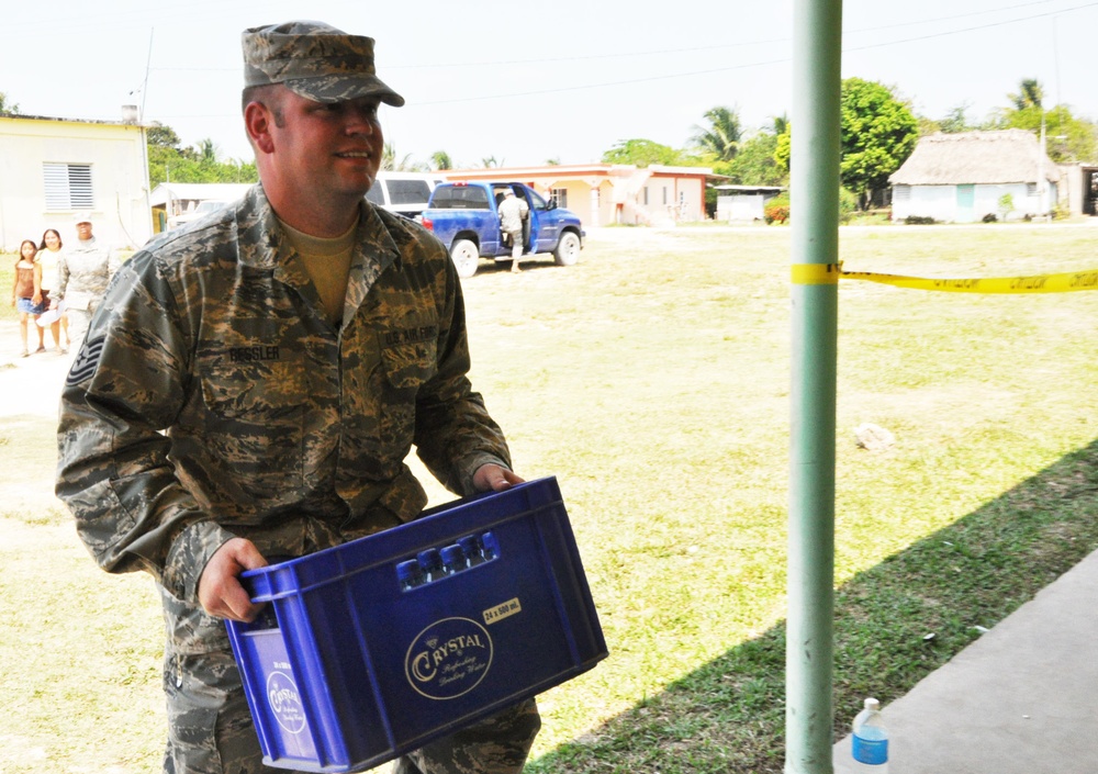 Free medical care provided to Belizean people