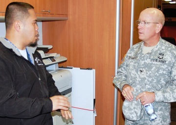 Col. Bramble visits Heroes in the Shadows event