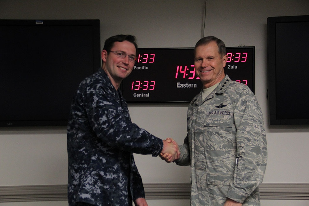 Gen. Fraser makes final visit to the JECC