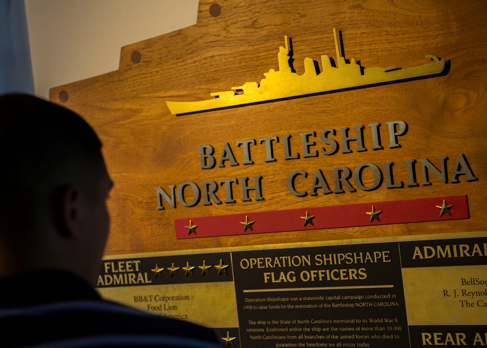26th MEU NCO trip to USS North Carolina