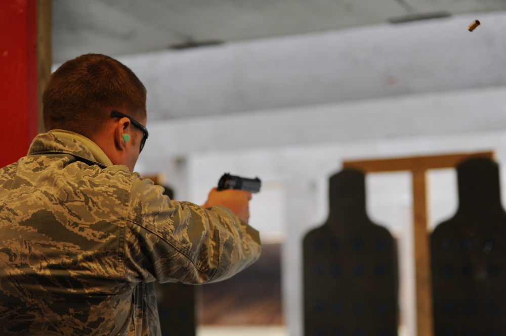 Security Forces Airmen participate in tactical training