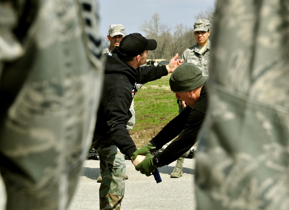 Security Forces Airmen participate in tactical training