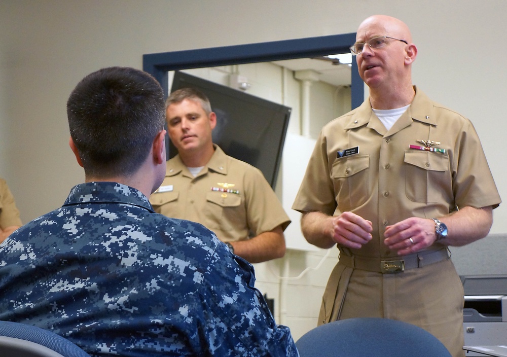 Deputy Commander Naval Air Force Atlantic tours Navy reserve units