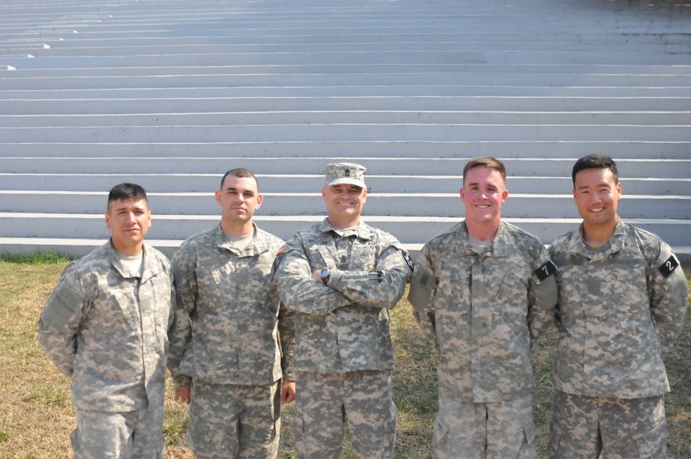 210th FA Brigade Soldiers participate in Best Warrior Competition