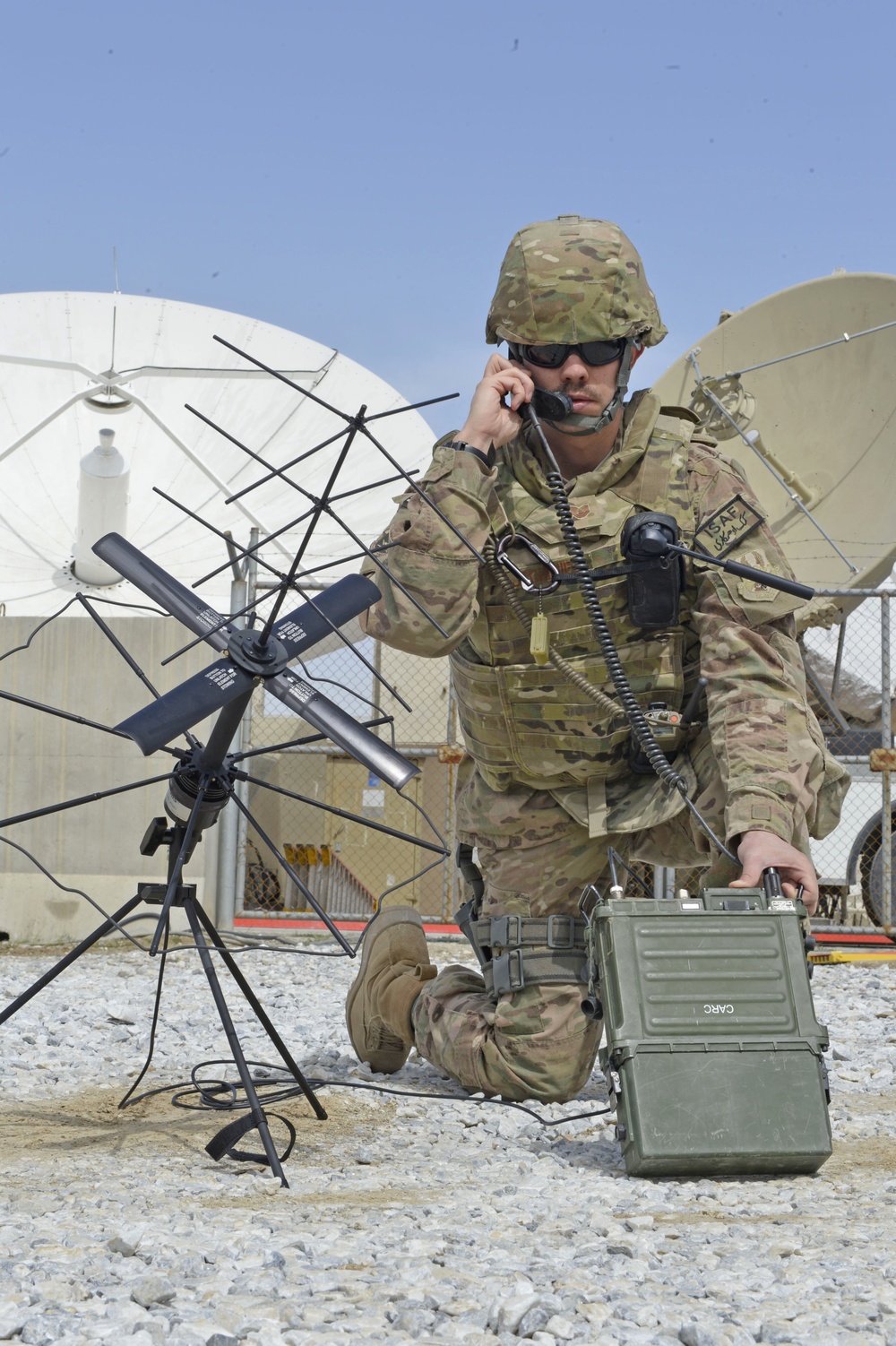 Tactical communication at Bagram