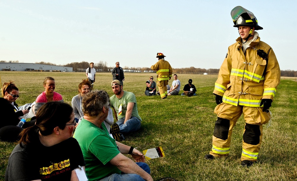 182nd firefighters act in aircraft crash exercise