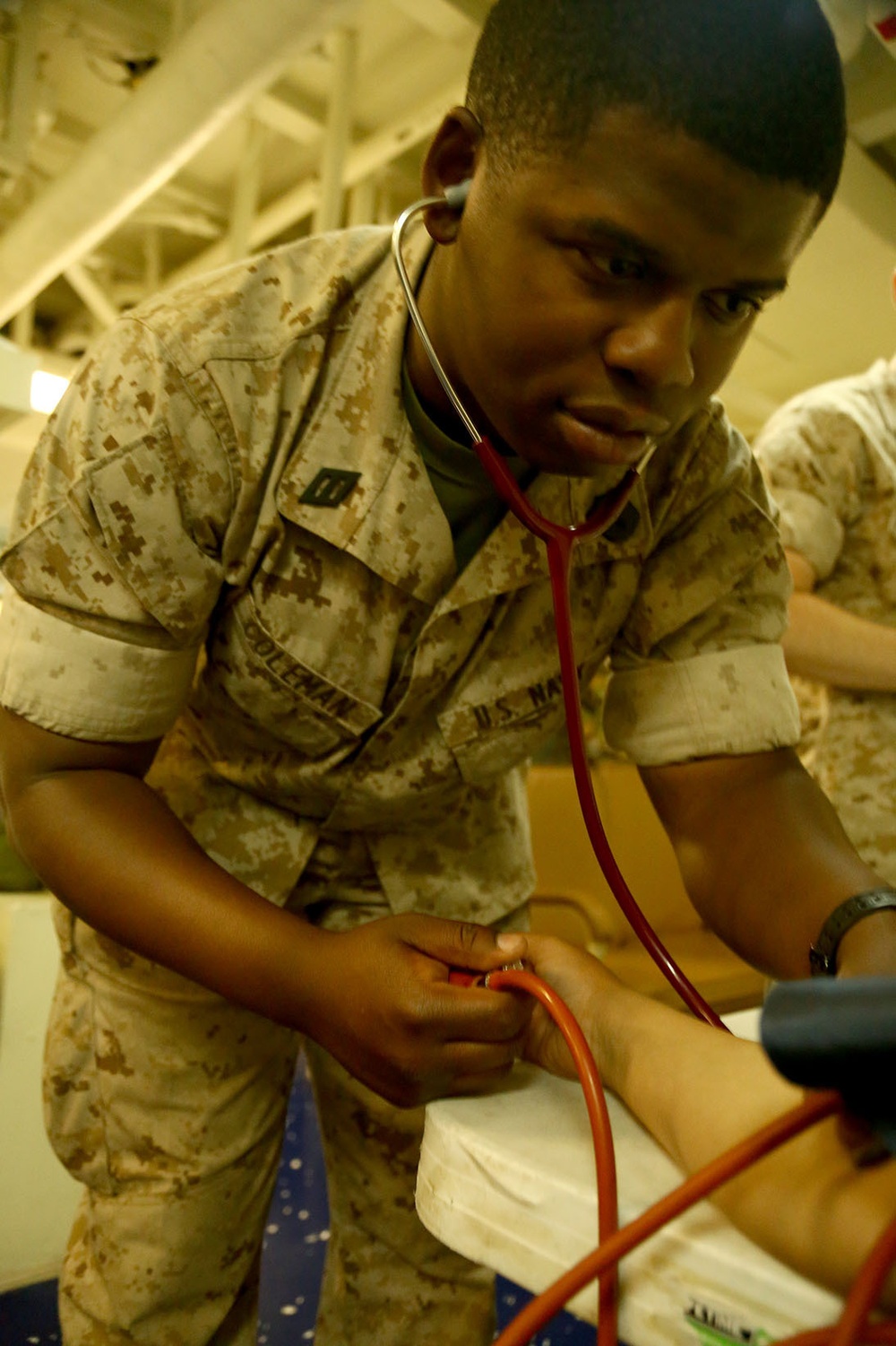 USS Makin Island simulated mass casualty exercise