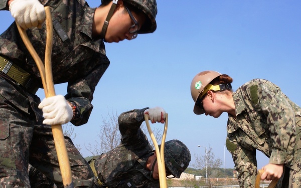 NMCB 1, ROK sailors continue work in Korea