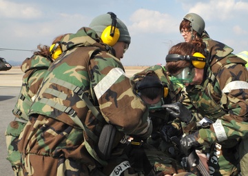 Airmen, Soldiers team up during dust-off, medevac