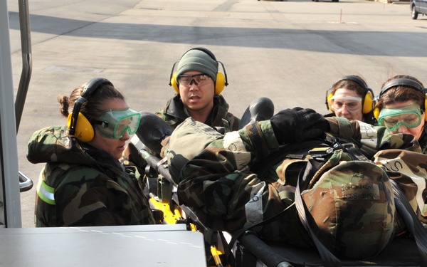 Airmen, Soldiers team up during dust-off, medevac