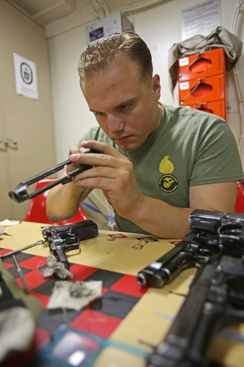 New Jersey Marine pursues dream job as armorer