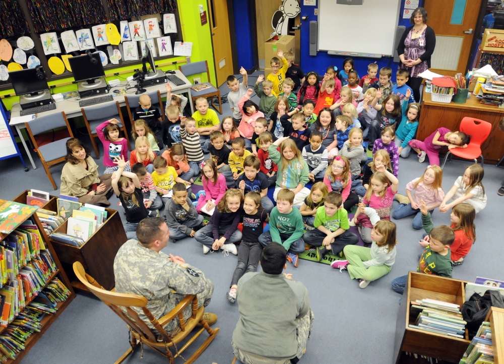 Month of the Military Child Book Reading