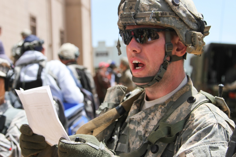 Paratroopers train to evacuate noncombatants