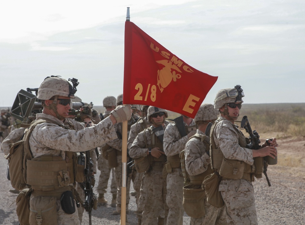 America's Battalion takes Texas: Echo Company fires the first shot
