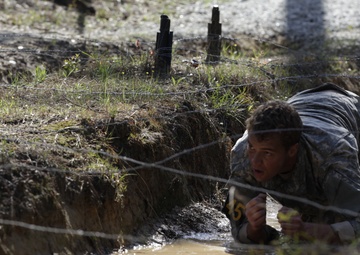 Ranger performing low crawl