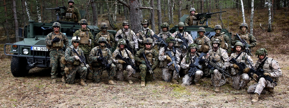 DVIDS - Images - Marines, Latvians work together during Summer Shield ...