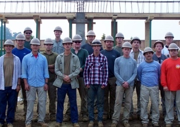 NMCB 74 Detail Cameroon celebrates with an Over the Hump Party