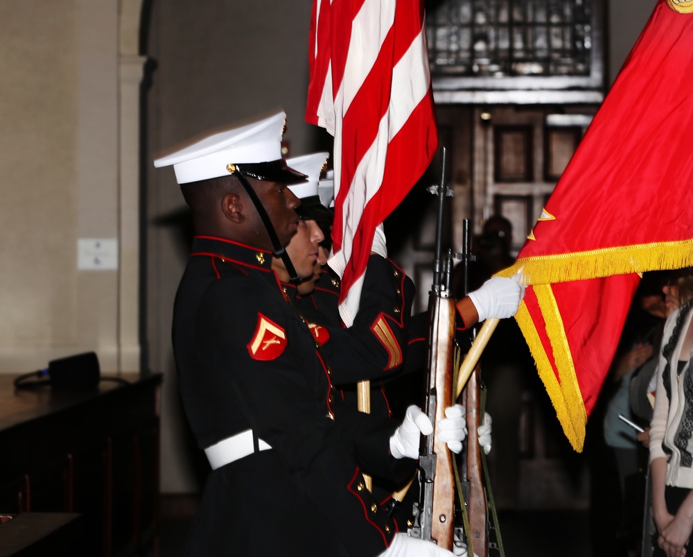 Night of music features Combat Center Color Guard