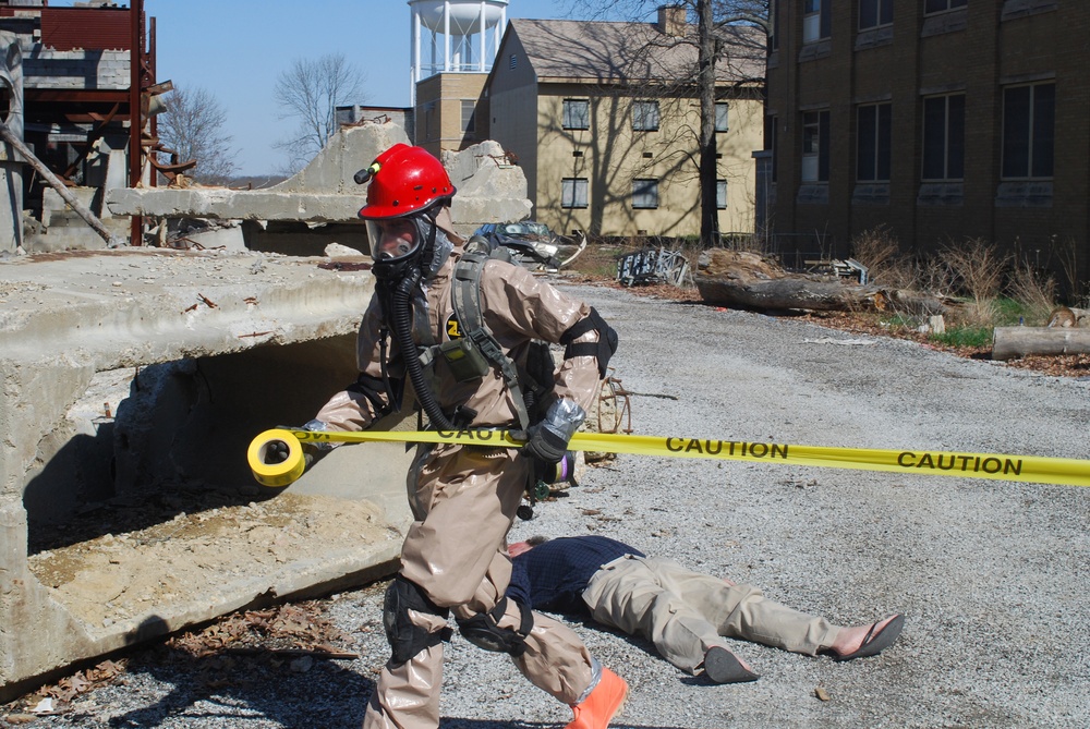 Indiana Air and Army National Guard participate in CERF-P Evaluation