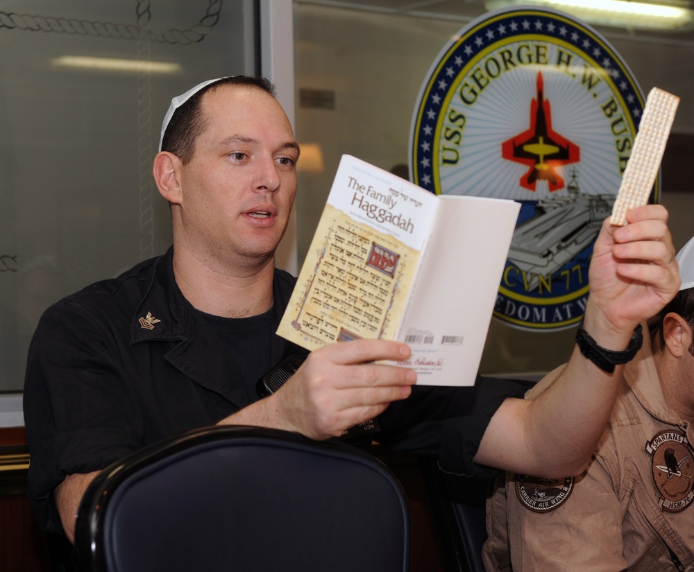 USS George H.W. Bush conducts training and carrier qualifications in the Atlantic Ocean