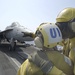 USS George Washington flight deck activity