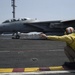 F-14 Tomcat launches from USS George Washington