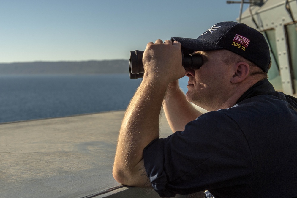 USS Donald Cook operations