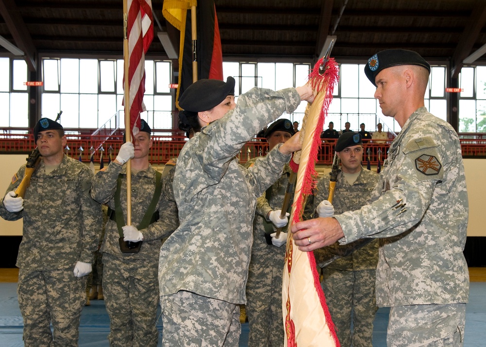 Relinquishment of command and deactivation ceremony at US Army Garrison Mannheim