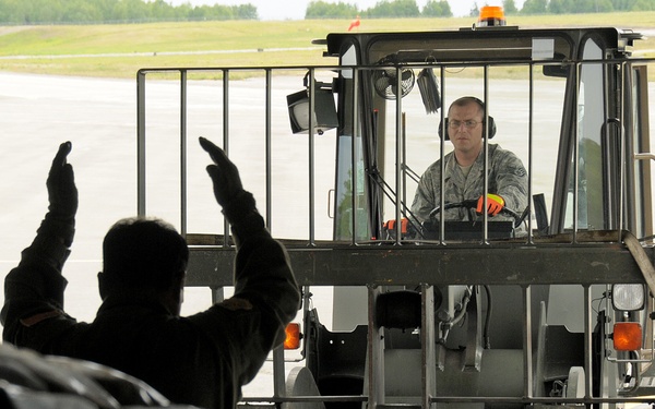 Three Squadrons from the 146 Airlift Wing leave for annual training in Alaska.