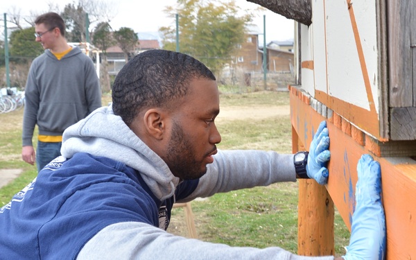 Navy Misawa Sailors Visit Bikou-en Children's Care Center for Easter