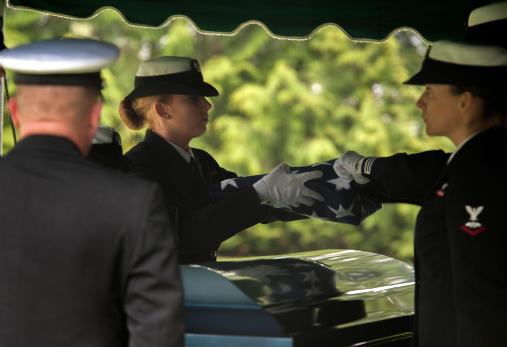 Chief Navy Counselor Billy Spillers' funeral