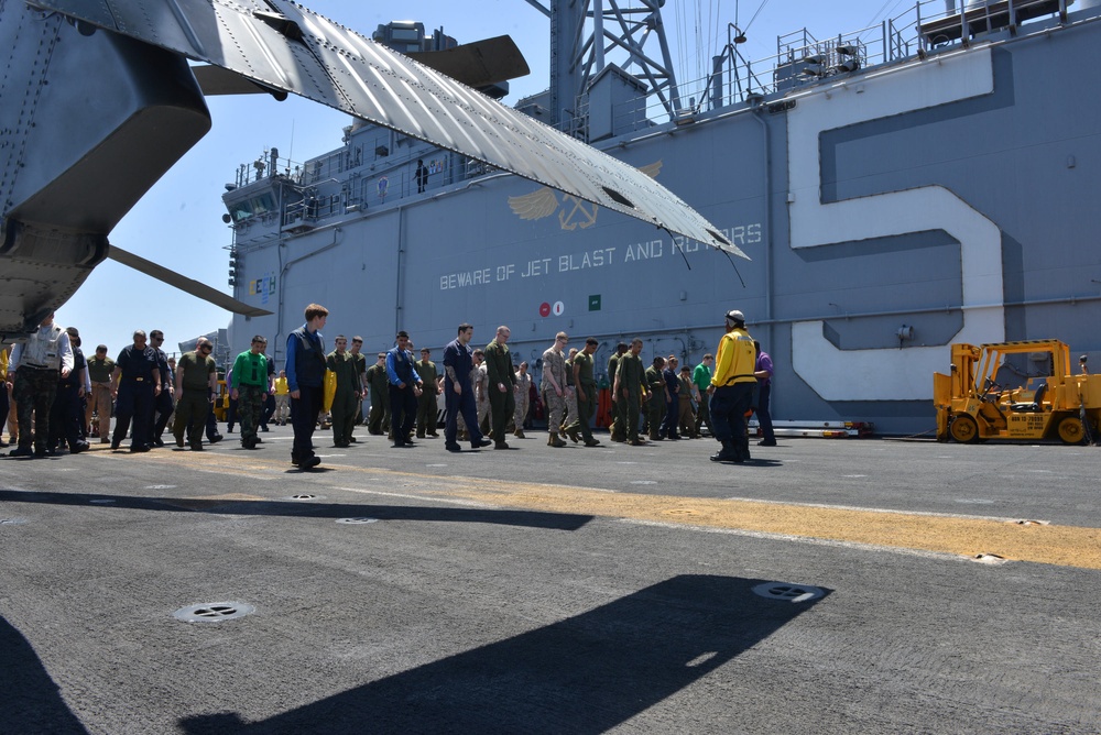 USS Bataan activity