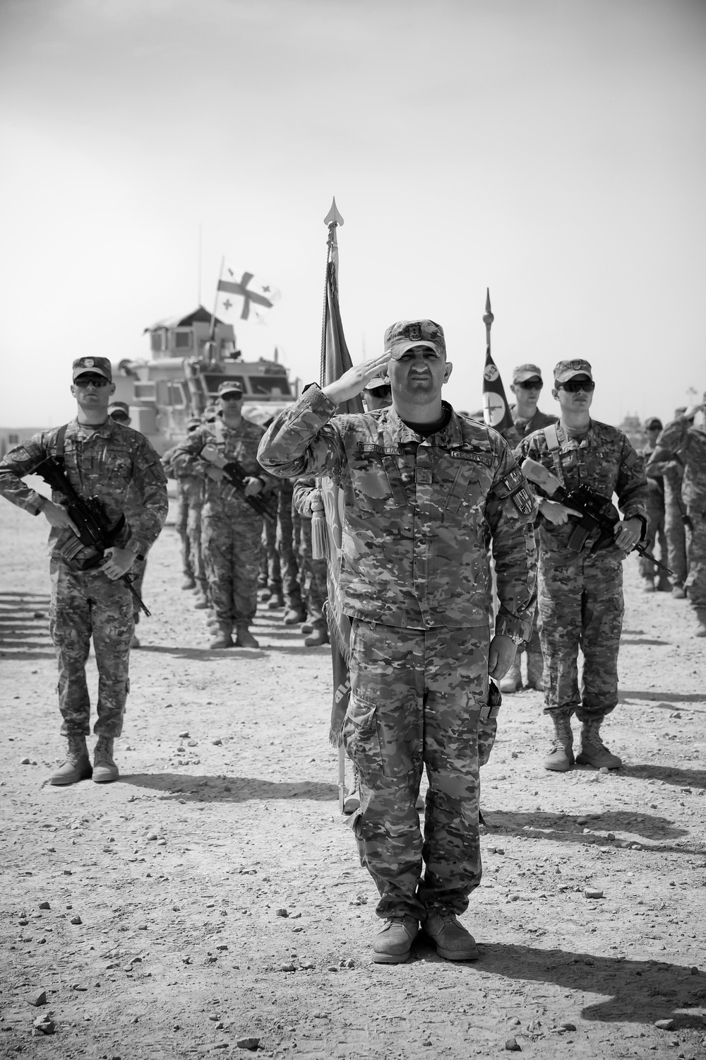 Georgian Army hosts Easter ceremony, Helmand