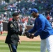 Army Reserve soldier is honored at Chicago Cubs home game