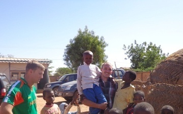 NMCB 74 Detail Niger volunteers to help local schoolchildren
