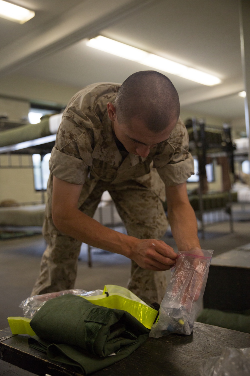 Photo Gallery: Parris Island recruits clean barracks, prep gear for move to rifle range