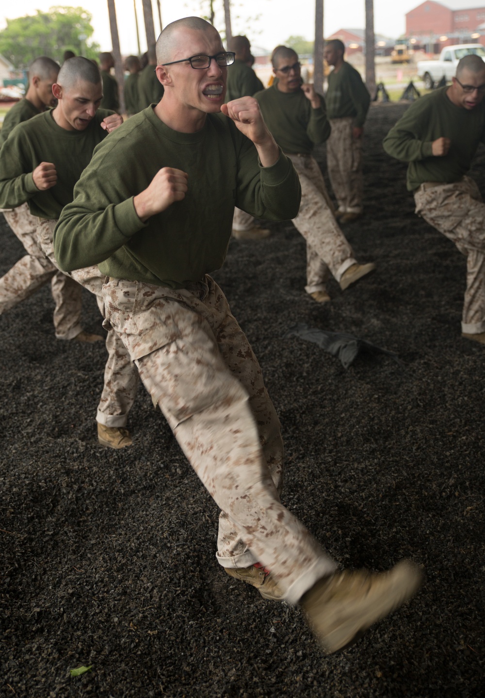 Photo Gallery: Parris Island recruits tested on Marine Corps martial arts skills