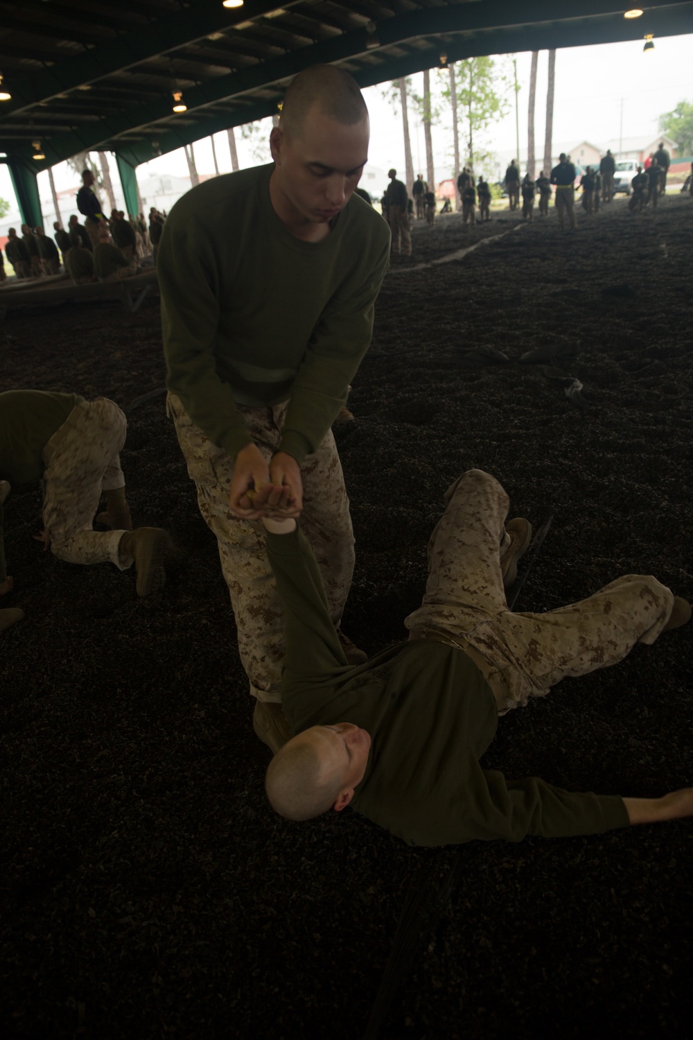 Photo Gallery: Parris Island recruits tested on Marine Corps martial arts skills