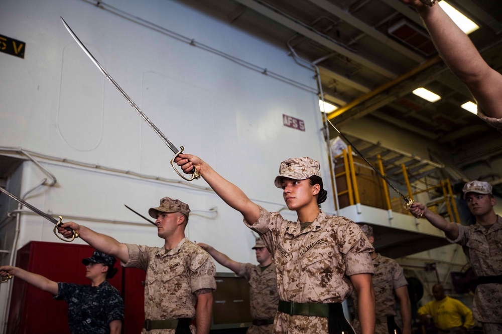 22nd MEU holds corporals course at sea