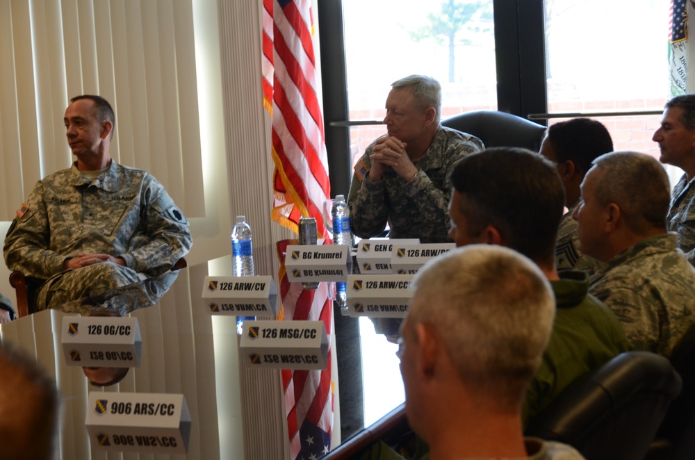 Chief, National Guard Bureau, visits 126th Air Reufeling Wing