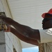 Engineers construct roof at Yorke school construction site in Belize City