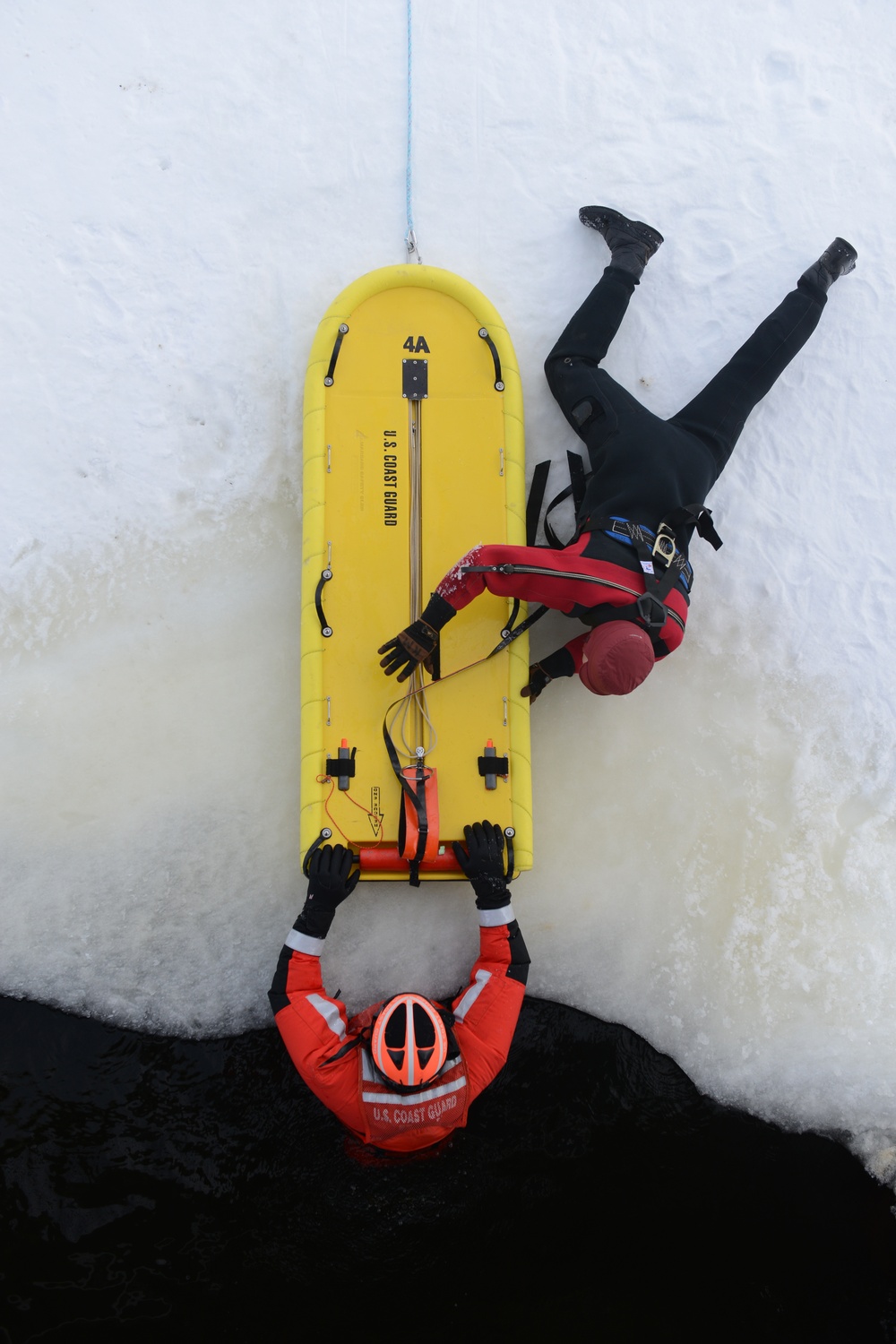 Coast Guard, Kotzebue Fire Department train for ice rescue