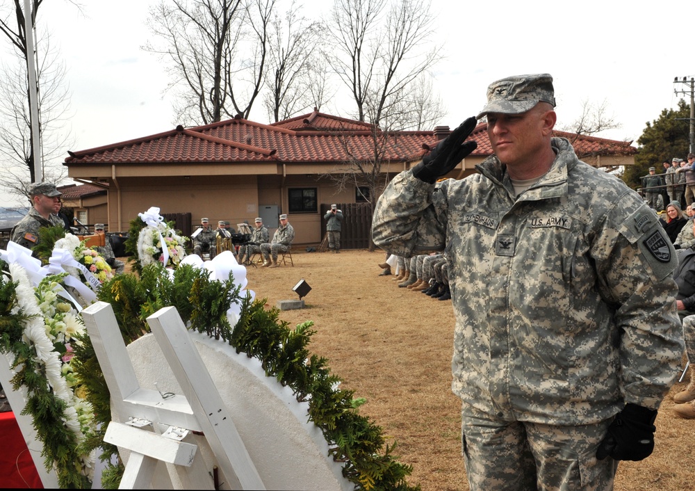 Americans, Koreans honor Bayonet Hill Soldiers