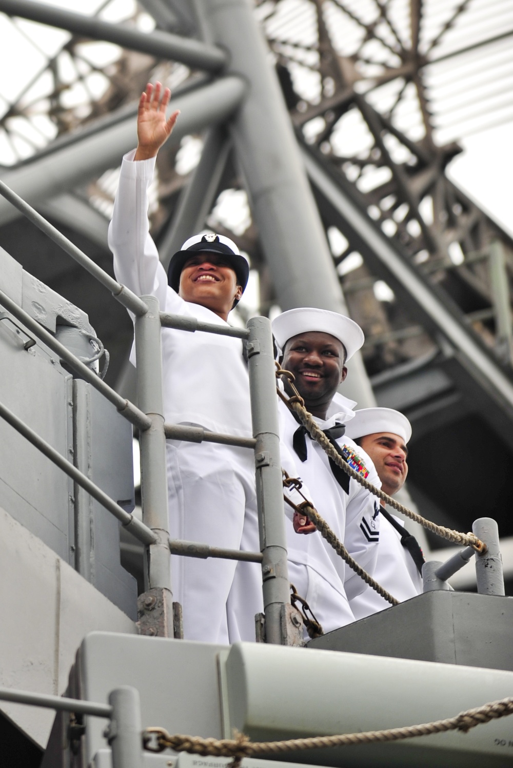 USS Gettysburg homecoming