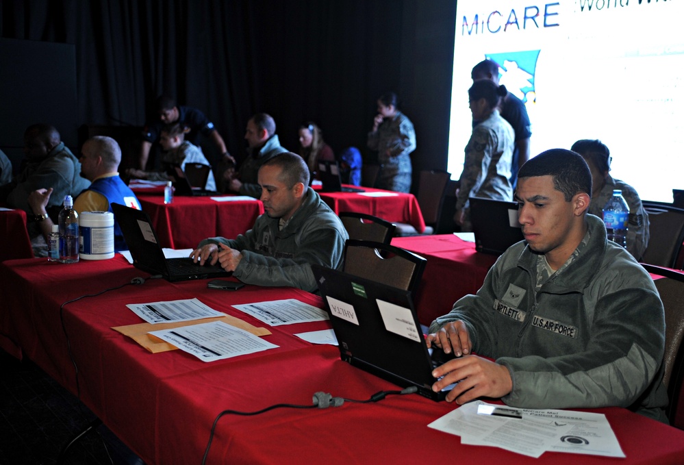 51st MDG conducts POD exercise, MiCARE registration
