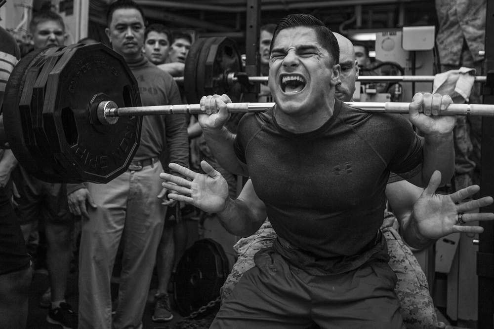 22nd MEU Marines dominate Bataan weight-lifting competition